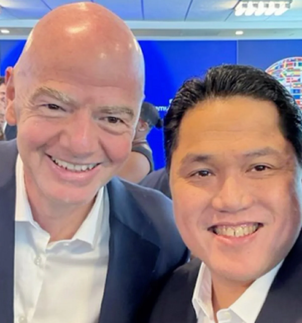 Bertemu Erick Thohir Presiden FIFA Apresiasi Timnas Indonesia Lolos Babak 4 Kualifikasi Piala Dunia 2026