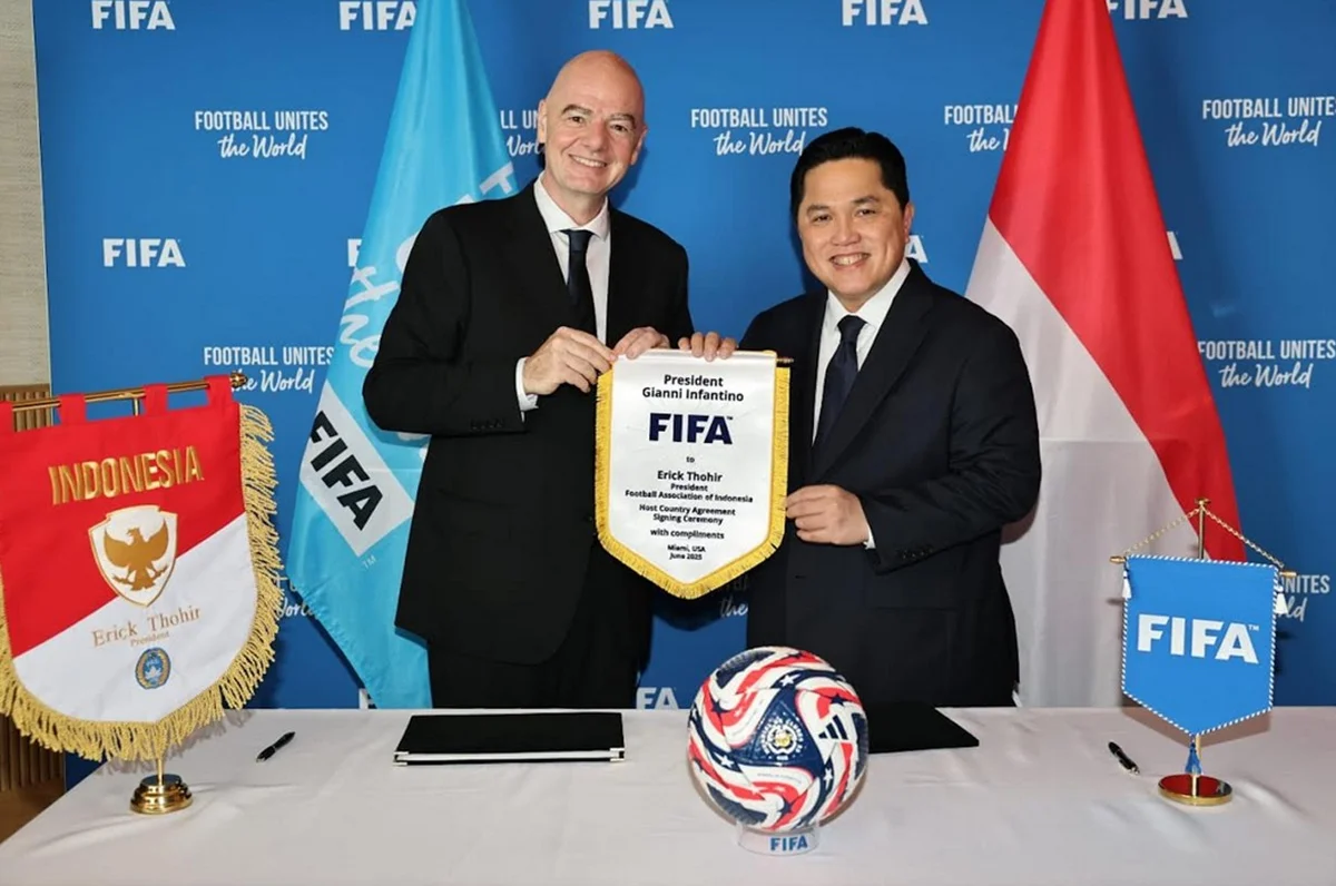 Resmi FIFA Tetapkan Jakarta sebagai Pusat Kegiatan di Asia Erick Thohir Sejarah